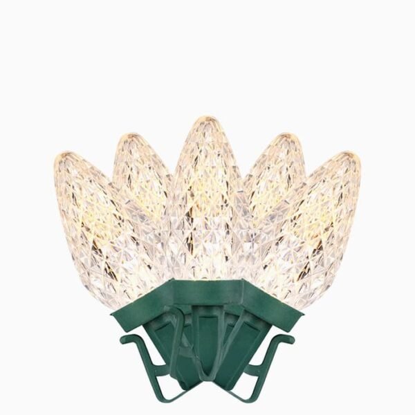 LED Faceted C9 Christmas Lights